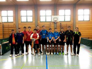 Niederbayerisches Gipfeltreffen der Tischtennis-Jugend bei der Fortuna